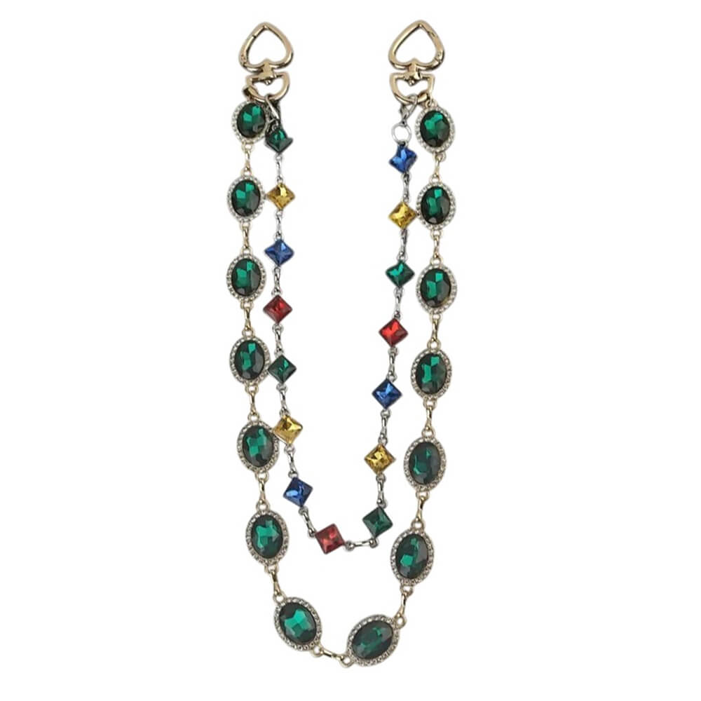 Y2K Colorful Gem Jeans Chain