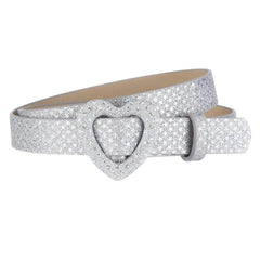 Y2K Diva Heart Buckle Belt