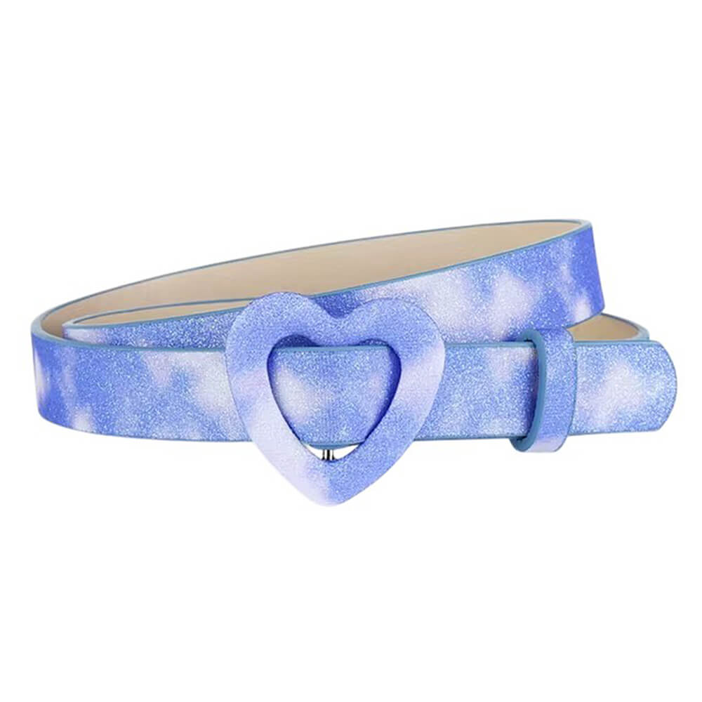 Y2K Diva Heart Buckle Belt