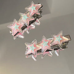 Y2K Glitter Star Hair Clip