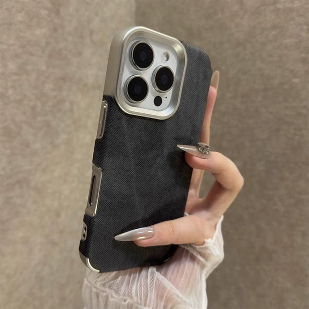 Y2K Jean Texture iPhone Case