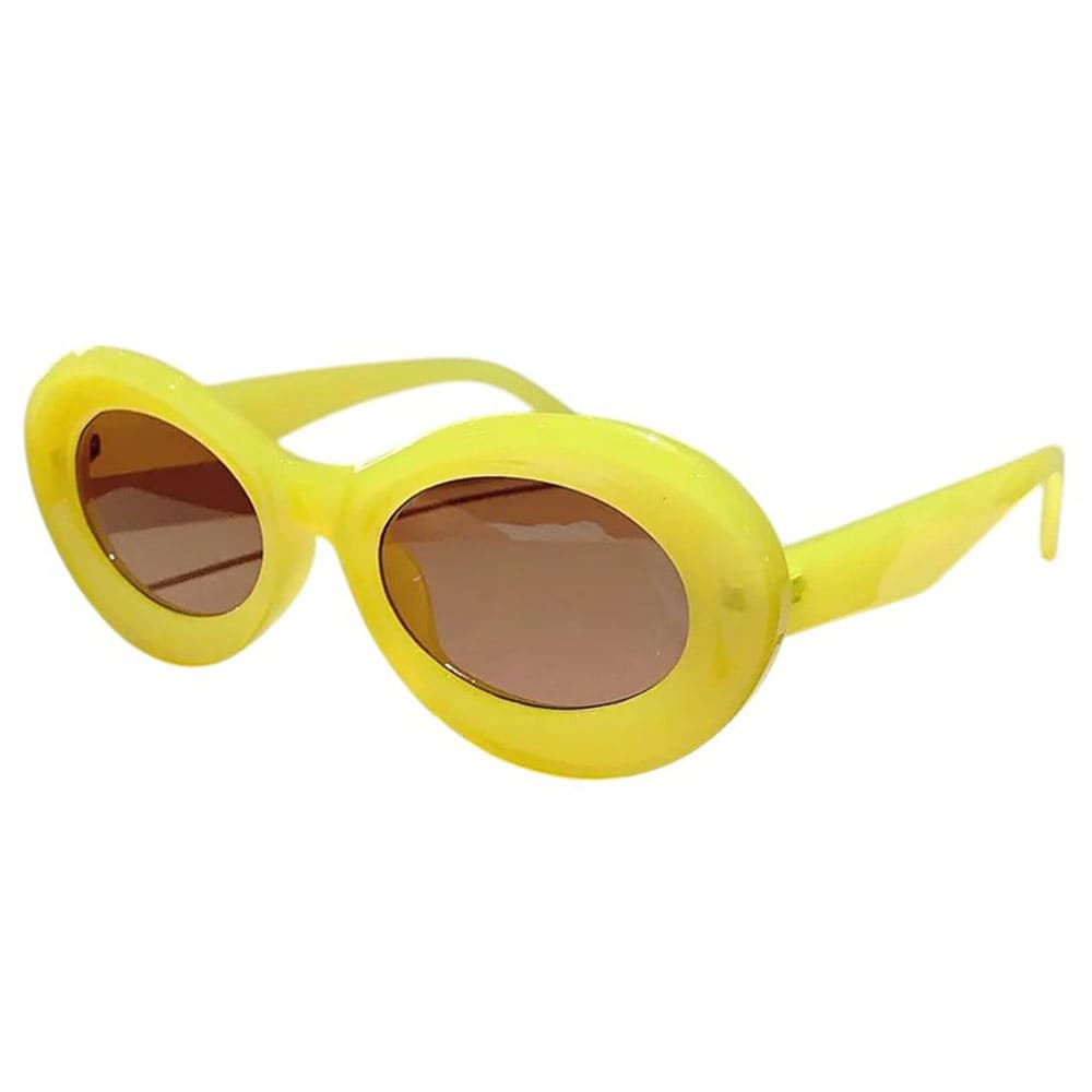 Y2K Oval Chunky Frame Sunglasses
