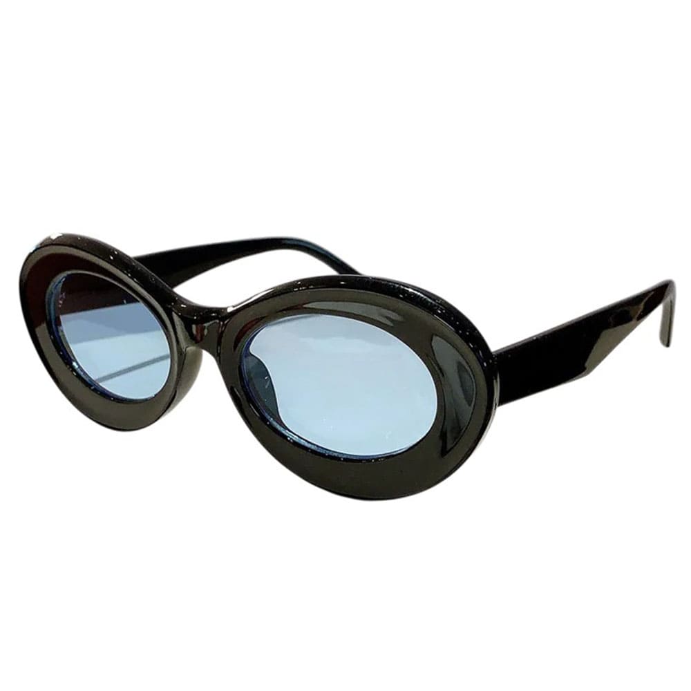 Y2K Oval Chunky Frame Sunglasses