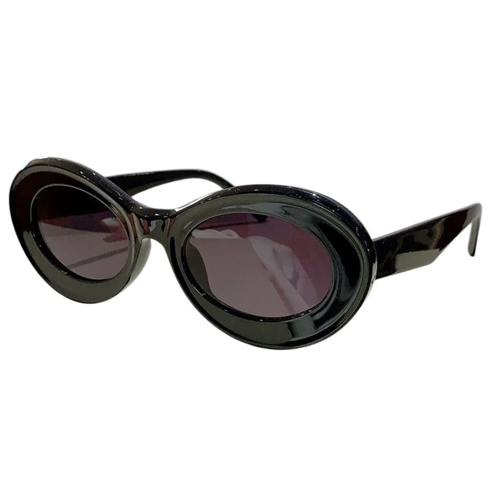 Y2K Oval Chunky Frame Sunglasses