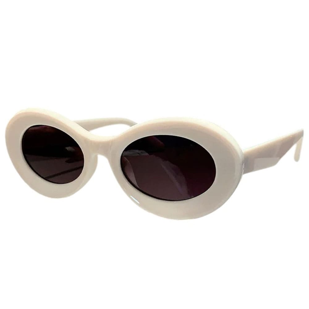 Y2K Oval Chunky Frame Sunglasses
