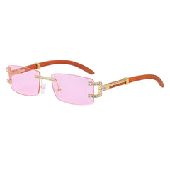 Y2K Square Frameless Sunglasses